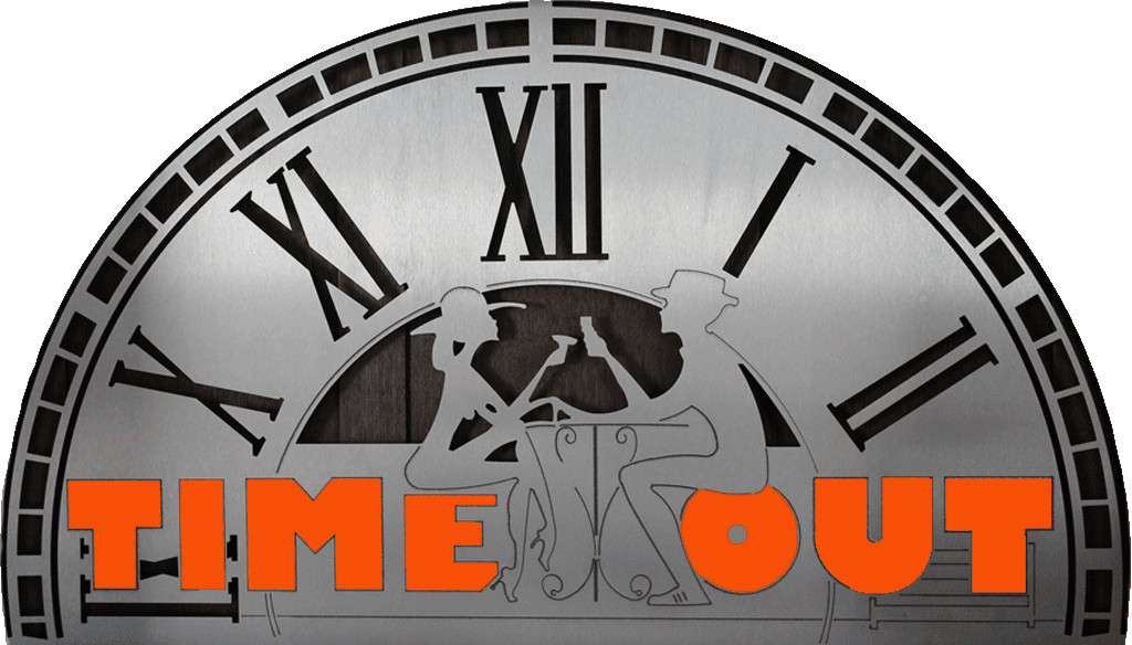 „Timeout Cafe-Bistro Lounge“-Logo, zur Startseite